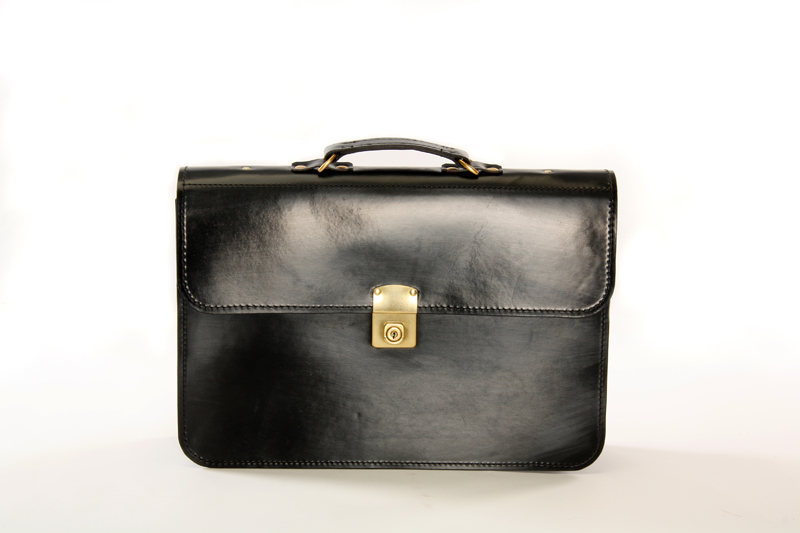 The Salisbury Bridle Leather Briefcase - Hrothgar Stibbon